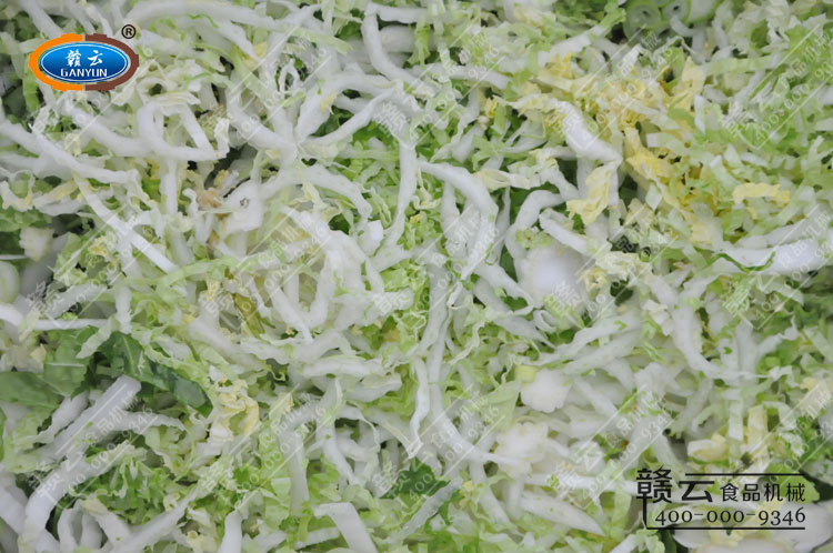 切大白菜的效果