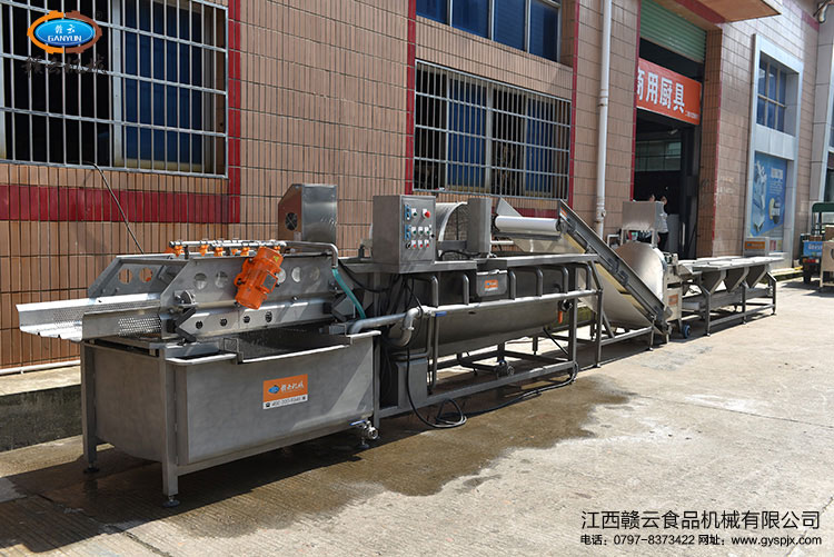 中央廚房凈菜加工流水線操作